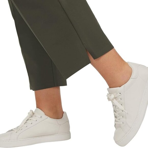 KIRKLAND Signature Women's Lightweight Ankle Pants, Olive - Picture 6 of 6